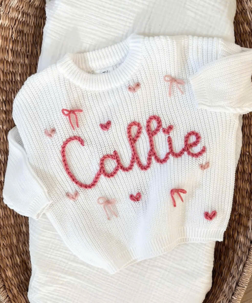CUSTOM NAME SWEATER